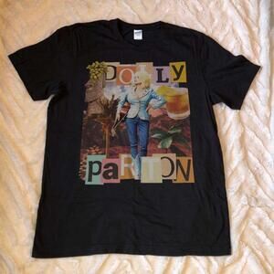 Dolly Parton  Unisex Black Tshirt  Hip Hop 90S Graphics Tee